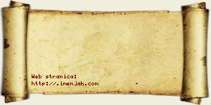 Tatjana Sebić vizit kartica